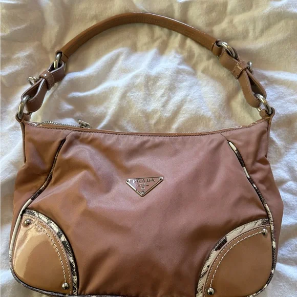 Prada nylon shoulder bag